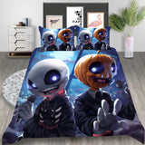 Friday Night Funkin Cosplay Bedding Set Duvet Cover Halloween Bed Sheets