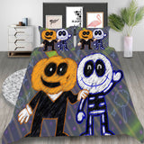 Friday Night Funkin Cosplay Bedding Set Duvet Cover Halloween Bed Sheets