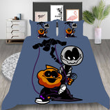 Friday Night Funkin Cosplay Bedding Set Duvet Cover Halloween Bed Sheets