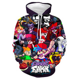 Friday Night Funkipedia Cosplay Hoodie Sweater Halloween Costume