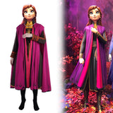 2019 Movie Frozen 2 Anna Elsa Princess Cosplay Costume Fancy Dress Customize Halloween Suit