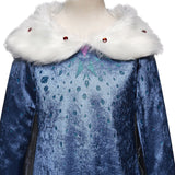 2019 new Kids Frozen Aisha dress girl Anna Princess skirt dress cosplay costume - bfjcosplayer