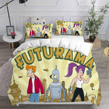 Futurama Cosplay Bedding Sets Duvet Cover Halloween Comforter Sets