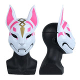 Fortnite Fox Kitsune Animal Full Head Mask Adult Unisex Masquerade Helmet Props Party Halloween - bfjcosplayer