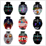 Game Among Us Cosplay No Zipper Hoodie Halloween Costume