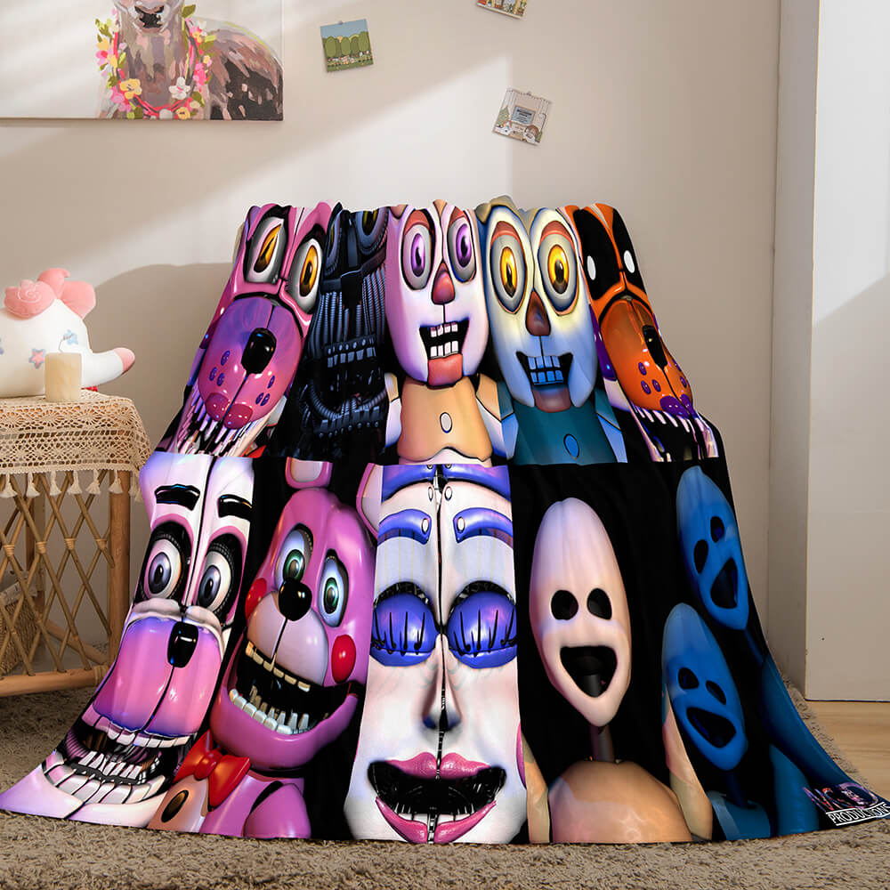 Game Five Nights at Freddy's Cosplay Flannel Blanket Room Decoration Throw