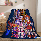 Game Five Nights at Freddy's Cosplay Flannel Blanket Room Decoration Throw