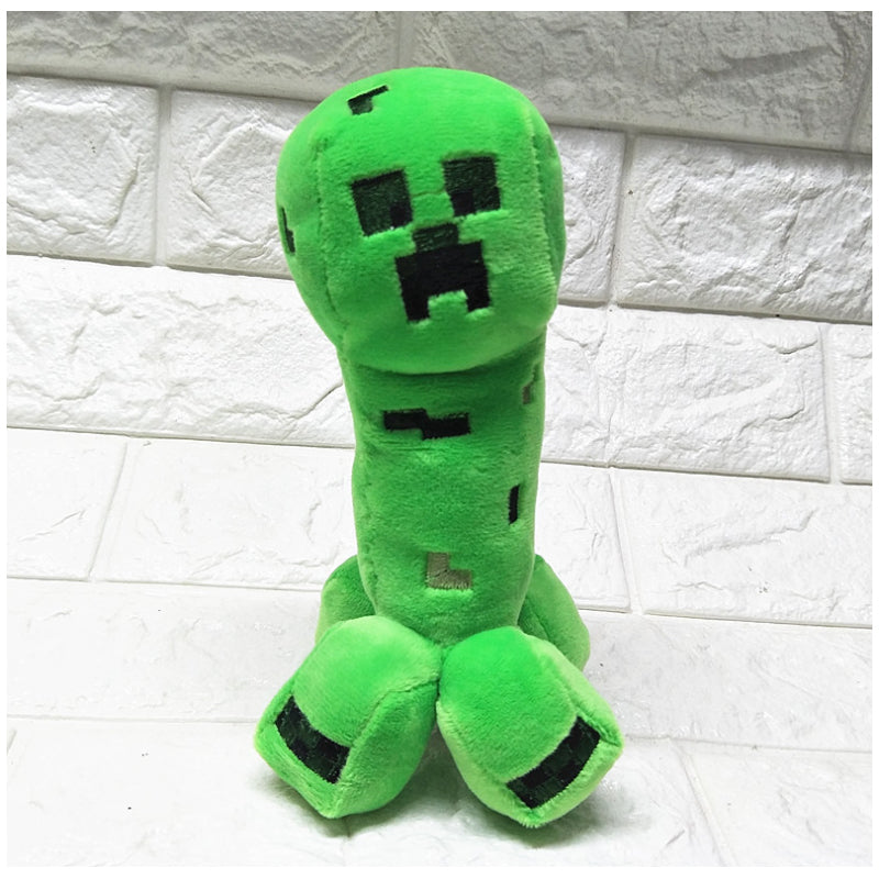 Game Minecraft Enderman Creeper Cosplay Plush Toy Halloween Doll Props