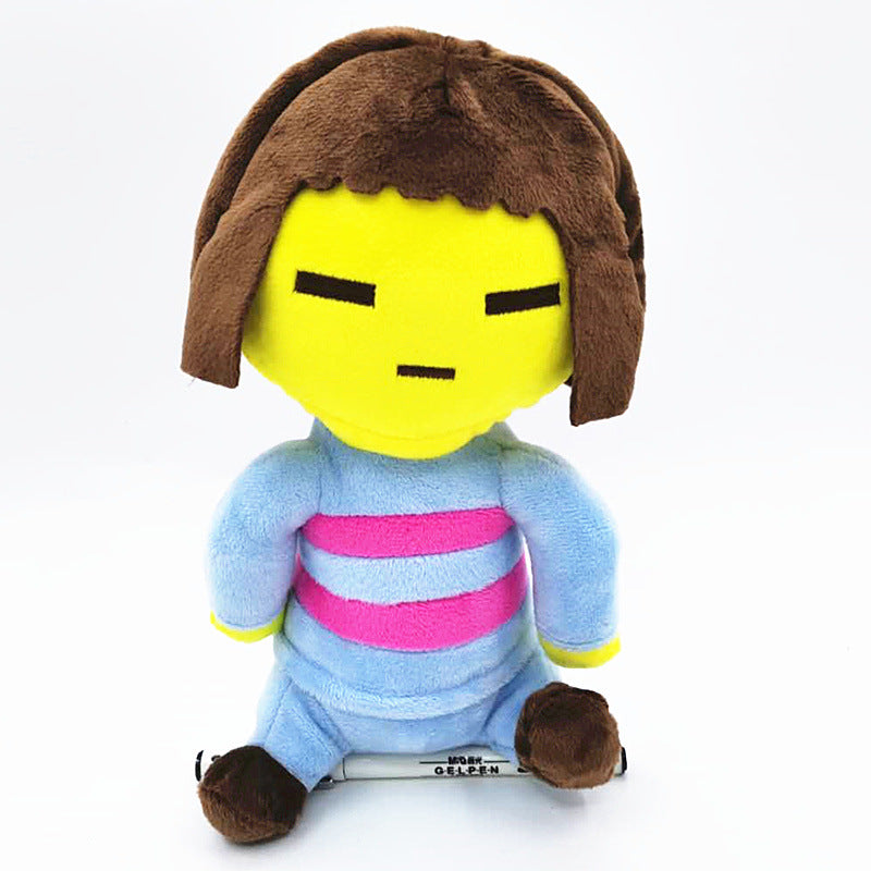 Game Undertale Sans Frisk Cosplay Plush Toy Halloween Doll Props