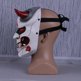 Overwatch Genji Skin Oni Ghosts Mask Cosplay Mask Resin Hero Mask For Halloween - bfjcosplayer