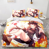 Game Genshin Impact Cosplay Bedding Sets Duvet Cover Halloween Comforter Sets