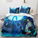 Game Genshin Impact Cosplay Bedding Sets Duvet Cover Halloween Comforter Sets