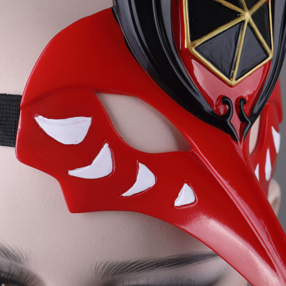 Genshin Impact Kujo Sara Cosplay PVC Mask Halloween Props