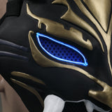 Genshin Impact XIAO LED Helmet Cosplay Latex Mask Halloween Props