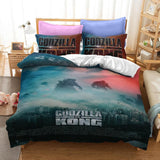 Godzilla vs Kong Bedding Set Cosplay  Duvet Cover