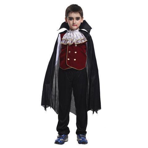 BFJFY Boys Dark Vampire Child Halloween Cosplay Costume - bfjcosplayer