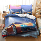 Grand Theft Auto Cosplay Bedding Duvet Cover Halloween Sheets Bed Set
