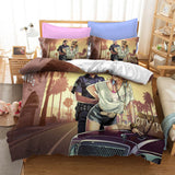 Grand Theft Auto Cosplay Bedding Duvet Cover Halloween Sheets Bed Set