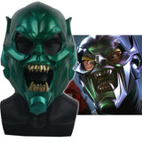 Green Goblin Helmet Cosplay Latex Mask Halloween Props