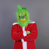 Christmas Adult Grinch Luxury Santa Costume with Mask cosplay suit - bfjcosplayer