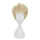 Haikyuu Kei Tsukishima Khaki Cosplay Wig Halloween Props