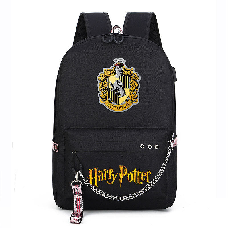 Harry Potter College Badge Cosplay Student Backpack Halloween Props