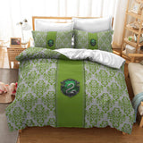 Harry Potter College Pattern Cosplay Duvet Cover Set Halloween Comforter