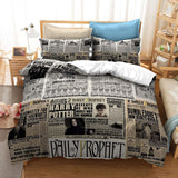 Harry Potter Cosplay Bedding Set Duvet Cover Halloween Bed Sheets