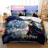 Harry Potter Cosplay Bedding Set Duvet Cover Halloween Bed Sheets
