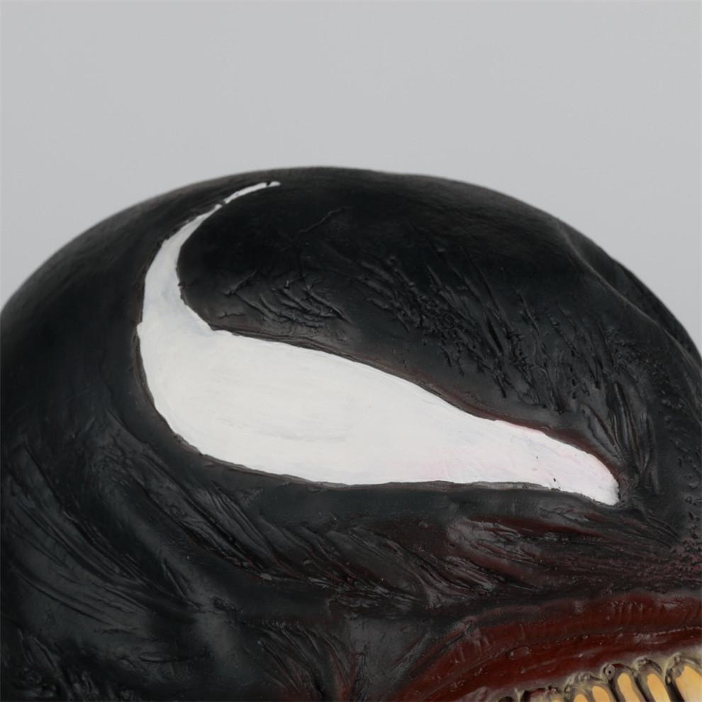 2018 Venom Cosplay Spiderman Dark Superhero Venom/Eddie Brock Latex Masks Helmet - bfjcosplayer