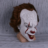 Stephen King's It Mask Pennywise Costume Joker Mask Tim Curry Horror Masks Cosplay Halloween - bfjcosplayer