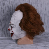 Stephen King's It Mask Pennywise Costume Joker Mask Tim Curry Horror Masks Cosplay Halloween - bfjcosplayer