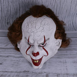 Stephen King's It Mask Pennywise Costume Joker Mask Tim Curry Horror Masks Cosplay Halloween - bfjcosplayer