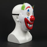 2019 Joker Pennywise Mask Stephen King Clown Cosplay Masks Green Hair Halloween Party Costume Prop - bfjcosplayer