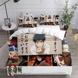 Jujutsu Kaisen Cosplay Bedding Sets Duvet Cover Halloween Comforter Sets