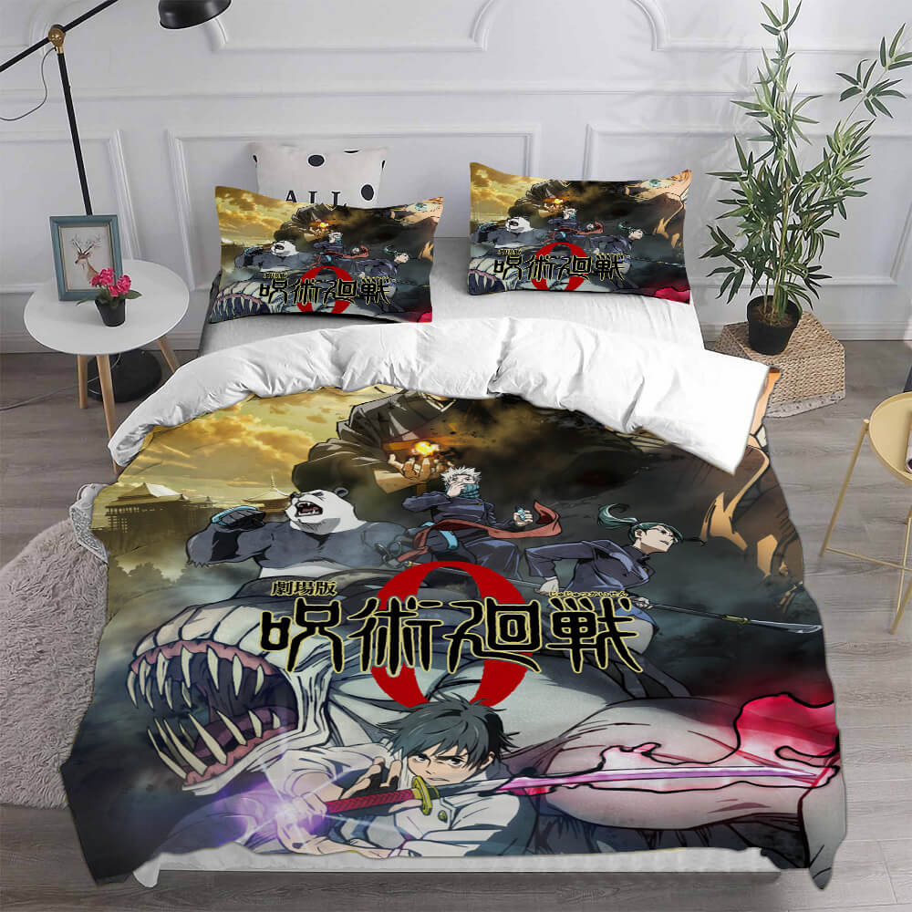 Jujutsu Kaisen Cosplay Bedding Sets Duvet Cover Halloween Comforter Sets