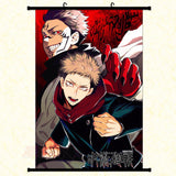 Jujutsu Kaisen Cosplay Scroll Painting Wall Painting Halloween Home Decor