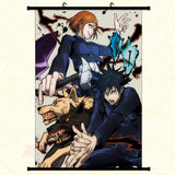 Jujutsu Kaisen Cosplay Scroll Painting Wall Painting Halloween Home Decor