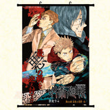 Jujutsu Kaisen Cosplay Scroll Painting Wall Painting Halloween Home Decor