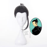 Jujutsu Kaisen Getou Suguru Black Cosplay Wig Halloween Props