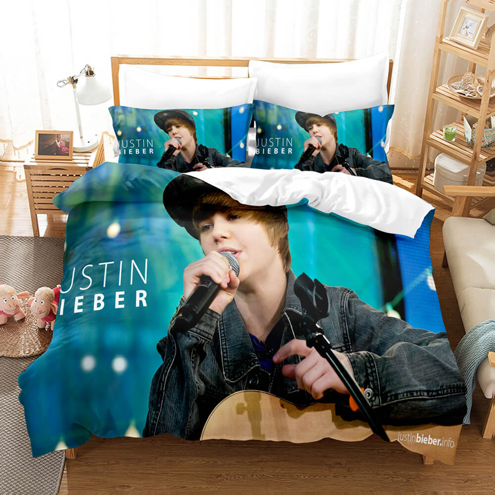 Justin Bieber Cosplay Bedding Sets Duvet Cover Halloween Comforter Sets