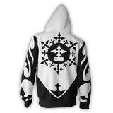 Kingdom Hearts Xemnas Cosplay Zipper Hoodie Halloween Costume