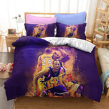 Kobe Black Mamba Cosplay Bedding Set Duvet Cover Halloween Bed Sheets