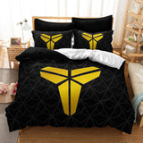 Kobe Black Mamba Cosplay Bedding Set Duvet Cover Halloween Bed Sheets