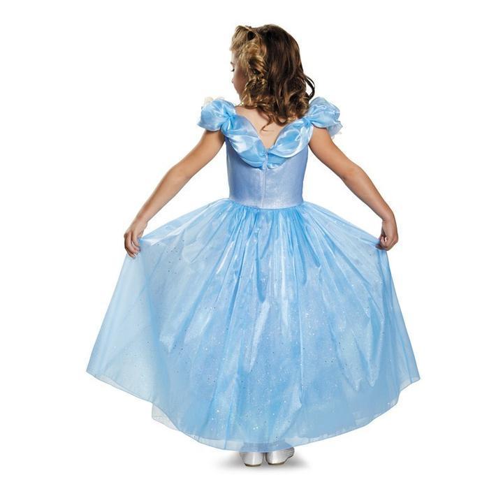 BFJFY Girls Cinderella Princess Prom Dress Outfit For Halloween Cosplay - bfjcosplayer