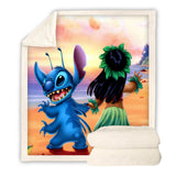 Lilo Stitch Cosplay Blanket Halloween Bedspread