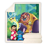 Lilo Stitch Cosplay Blanket Halloween Bedspread