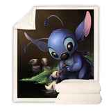 Lilo Stitch Cosplay Blanket Halloween Bedspread
