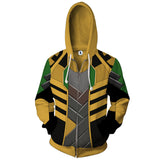 Loki Season 1 Cosplay Hoodie Sweater Halloween Costume