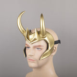Loki Season 1 Cosplay PVC Helmet TV series Loki Halloween Props